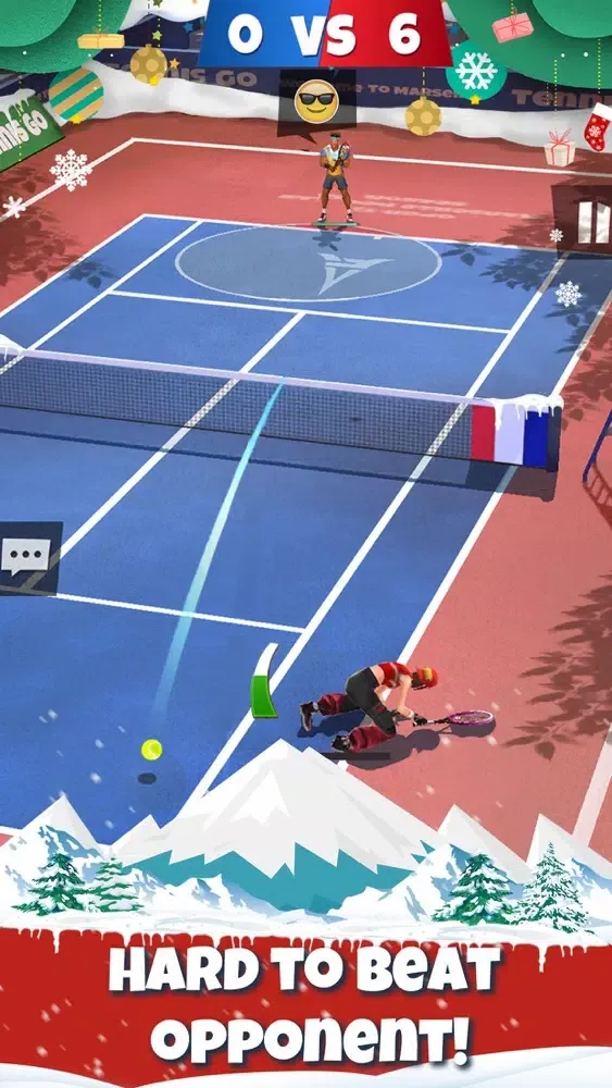 Ảnh chụp màn hình của Tennis Go: World Tour 3D