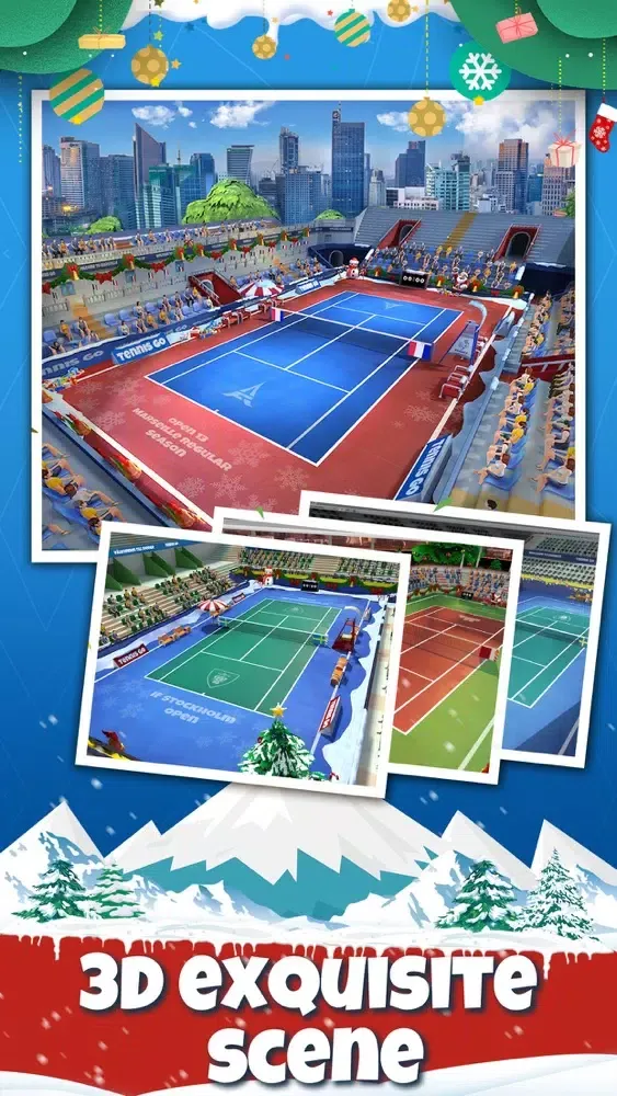 Ảnh chụp màn hình của Tennis Go: World Tour 3D