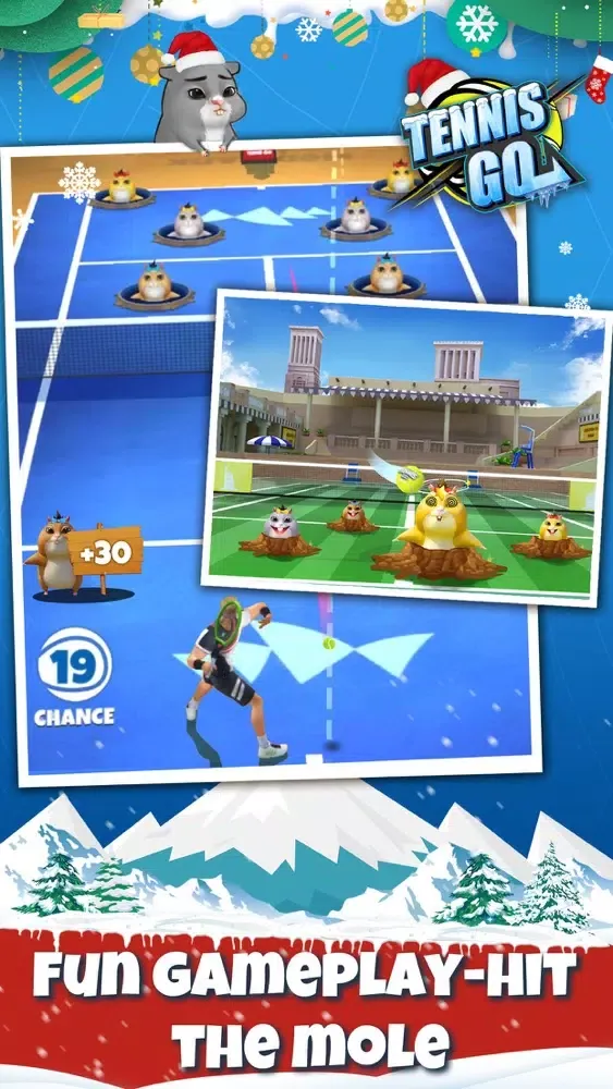 Ảnh chụp màn hình của Tennis Go: World Tour 3D
