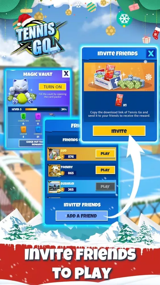 Ảnh chụp màn hình của Tennis Go: World Tour 3D
