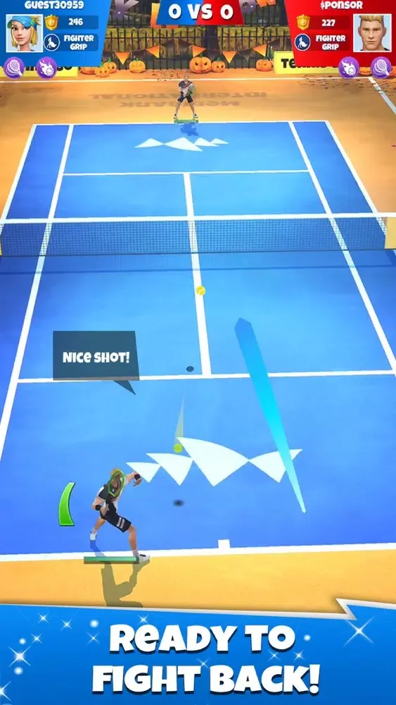 Ảnh chụp màn hình của Tennis Go: World Tour 3D