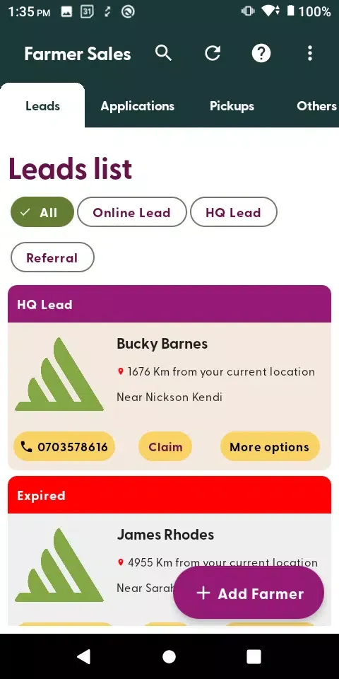 Apollo for Agents سکرین شاٹس