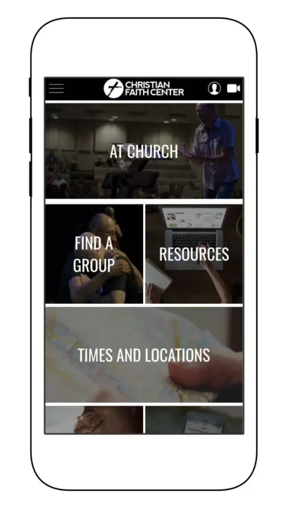 ภาพหน้าจอของ Christian Faith Center App
