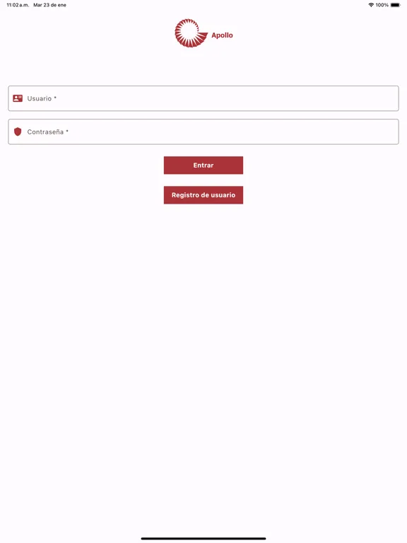 Tangkapan layar APPRA - APV iPad 