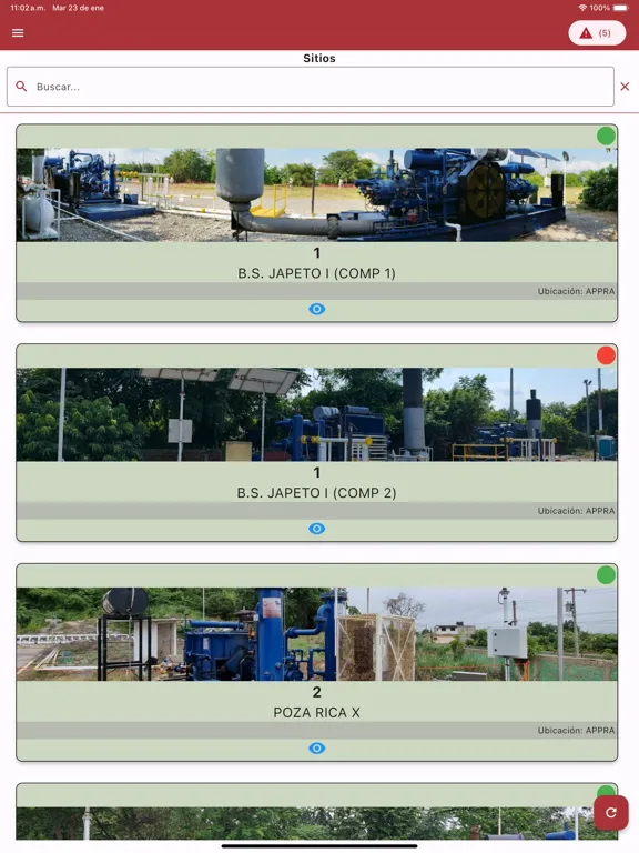 Tangkapan layar APPRA - APV iPad 