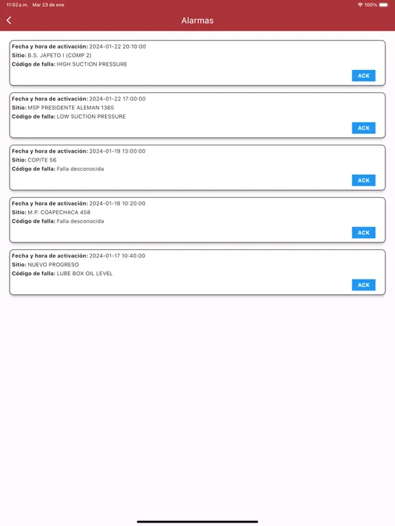 Tangkapan layar APPRA - APV iPad 