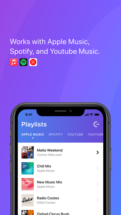 Tangkapan layar Houdini Playlists