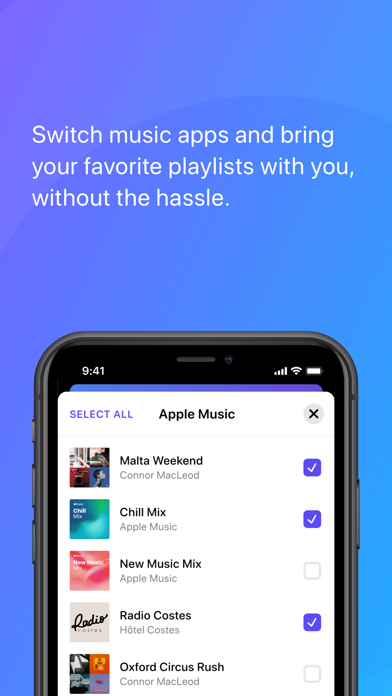 Tangkapan layar Houdini Playlists