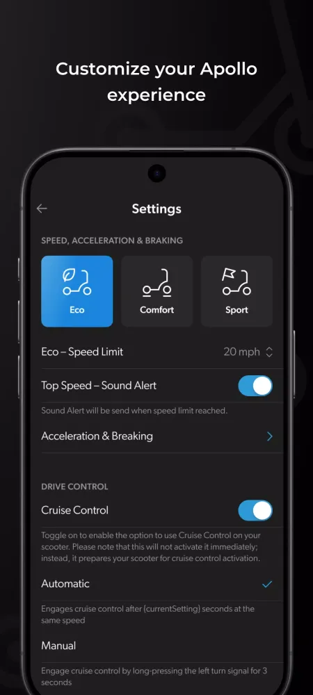 Apollo Scooters Screenshots