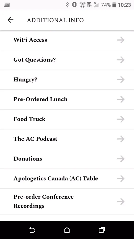 Apologetics Canada Conference應用截圖