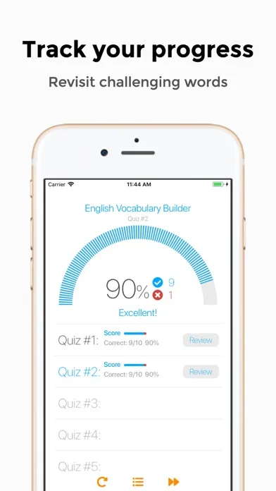 Capturas de pantalla de vocab booster
