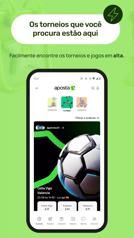 Aposta10: seu palpite em campo Ekran Görüntüleri