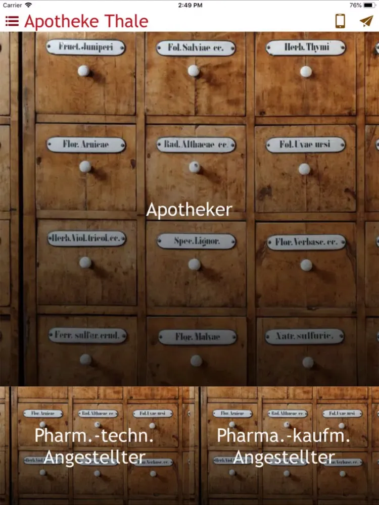 Apotheke-Thale iPad  سکرین شاٹس