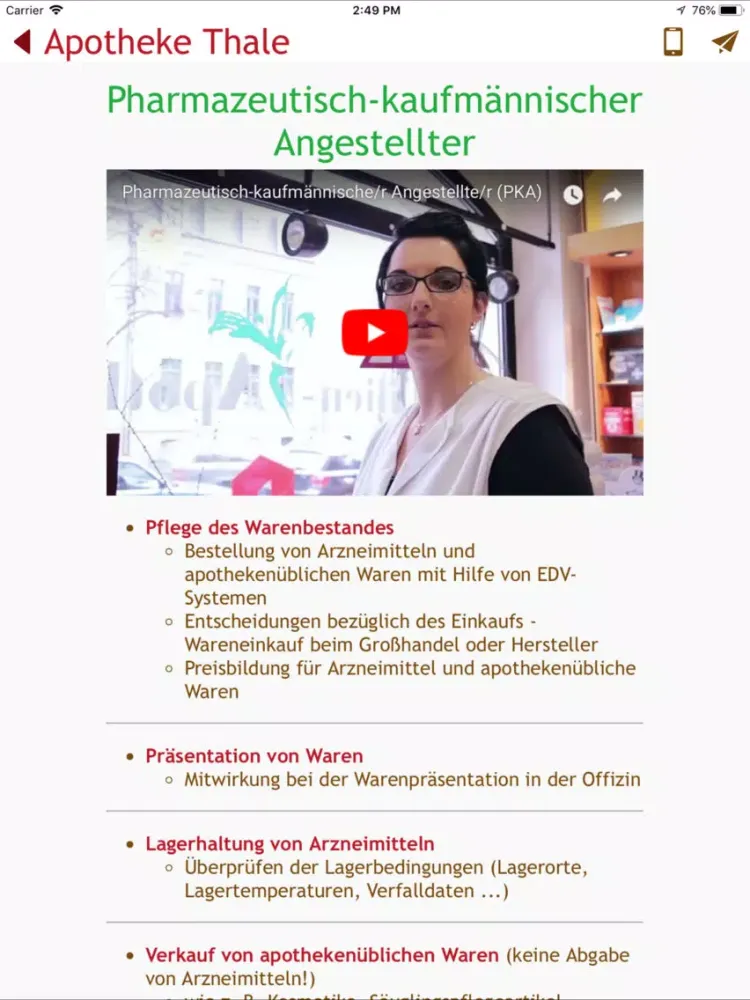 Apotheke-Thale iPad  سکرین شاٹس
