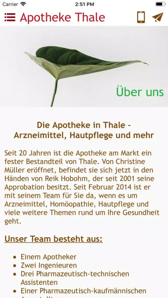 Apotheke-Thale سکرین شاٹس