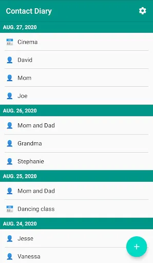 تصاویر Contact Diary