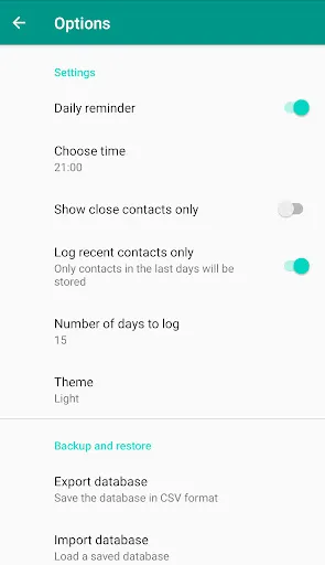 تصاویر Contact Diary