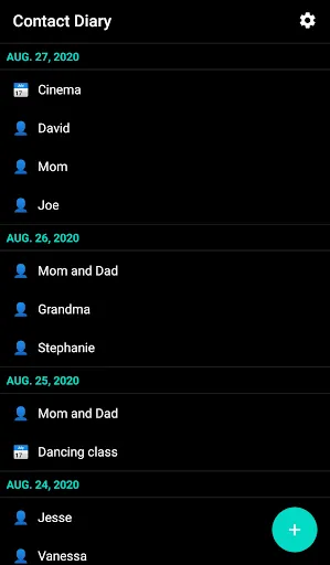 تصاویر Contact Diary