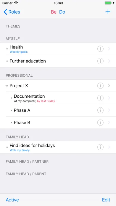 Be-Do: To Do, List, Task, GTD স্ক্রিনশট