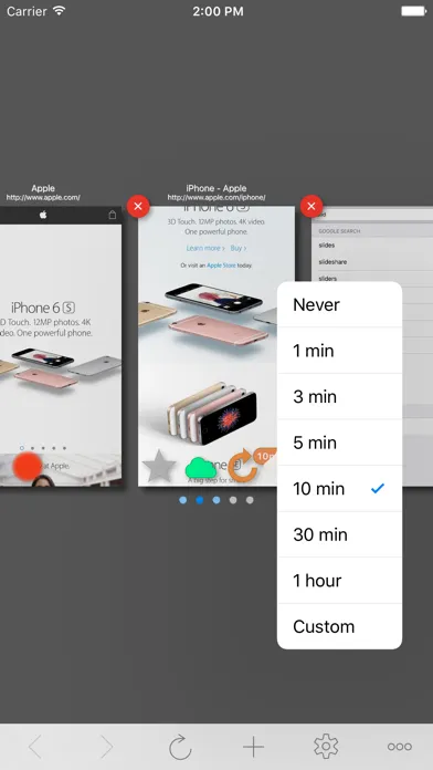 Slide - Web browser with the feature of update check Ekran Görüntüleri