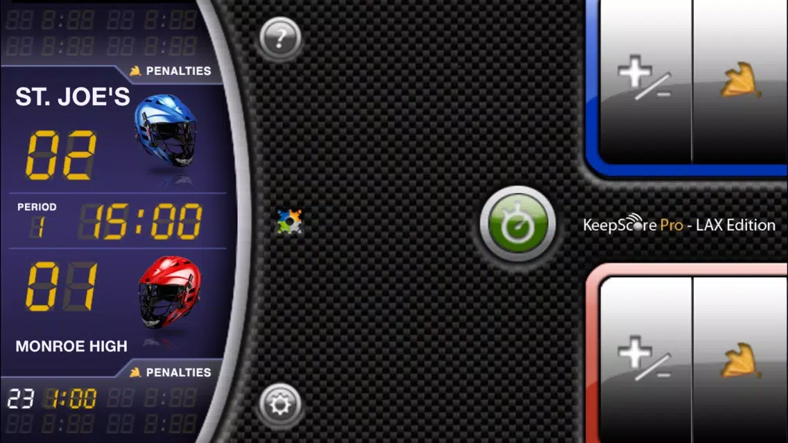 KeepScore Pro - Lacrosse Edition Screenshots