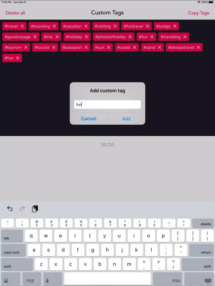 Zrzuty ekranu TikBoost for likes and fans iPad 