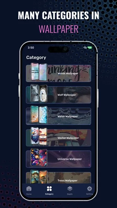 Wallify: AI Wallpapers Hub应用截图