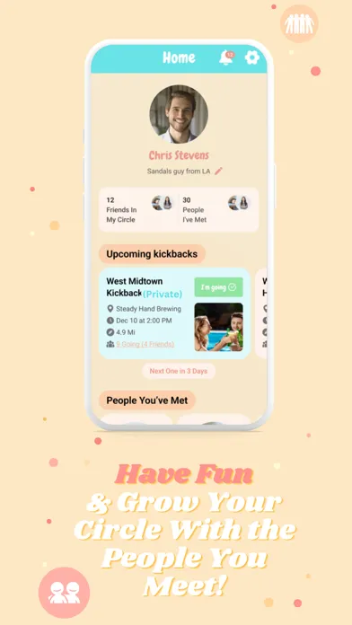 Kickback - Hangout & Connect Screenshots