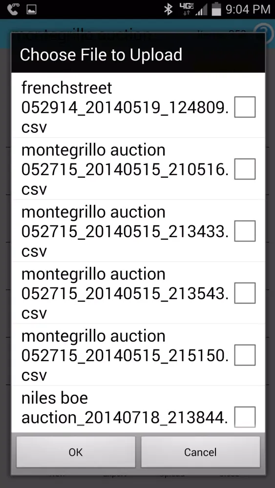 Auction Inventory List Assist Screenshots