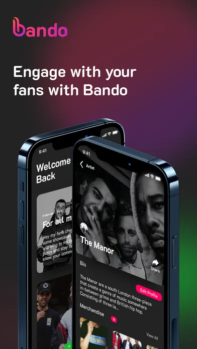 Bando for Artists Ekran Görüntüleri