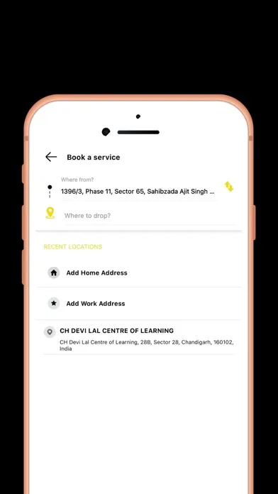 ภาพหน้าจอของ Beeline User