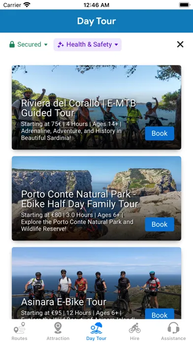 ภาพหน้าจอของ Biking Sardinia