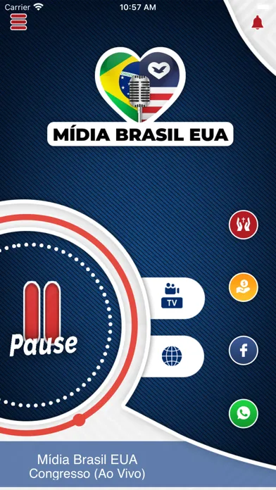 Zrzuty ekranu Mídia Brasil EUA