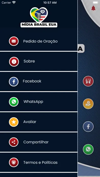 Zrzuty ekranu Mídia Brasil EUA