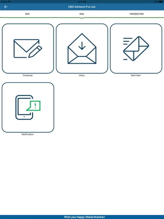 Tangkapan skrin CBO Mobile Reporting iPad 