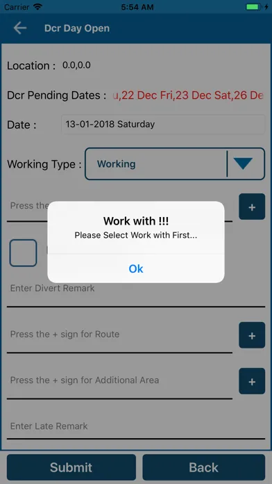 Tangkapan skrin CBO Mobile Reporting