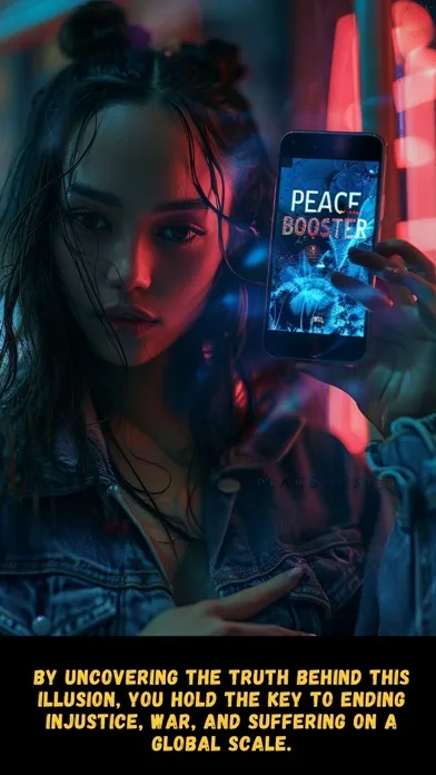 Tangkapan skrin Peace Booster