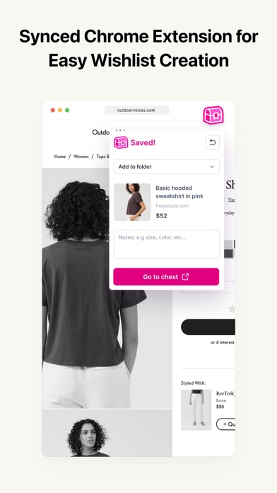 Chestr: Shopping Wishlist 스크린샷