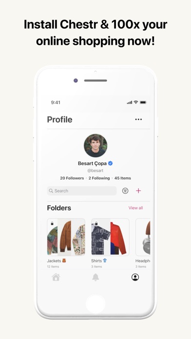 Chestr: Shopping Wishlist 스크린샷