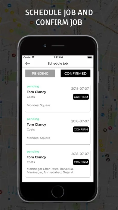 ภาพหน้าจอของ Call'a Cleanise Provider