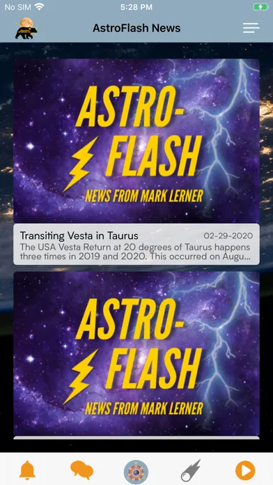 Capturas de pantalla de Astrology Cosmic Kalendar