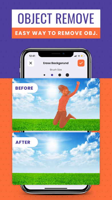 Tangkapan skrin Magic Eraser – Photo Editor