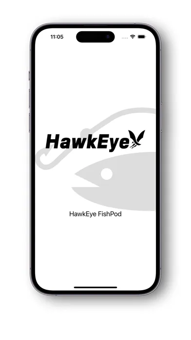 ภาพหน้าจอของ HawkEye® FishPod® SONAR