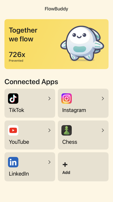 Zrzuty ekranu App Block for Focus: FlowBuddy