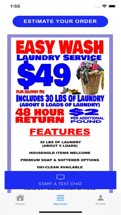 GoGet My Laundry应用截图