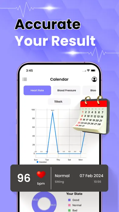 Heart Health - Pulse Tracker スクリーンショット
