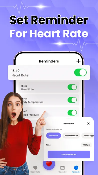 Heart Health - Pulse Tracker スクリーンショット