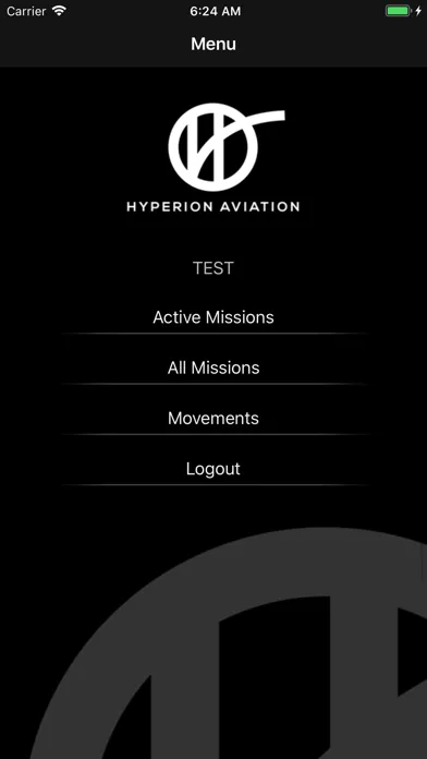 Tangkapan skrin Hyperion Aviation