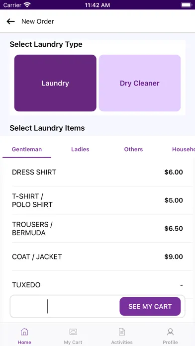 LaundryButler Screenshots