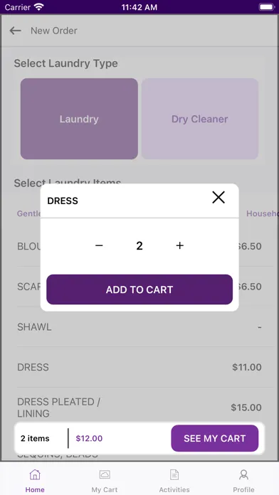 LaundryButler Screenshots